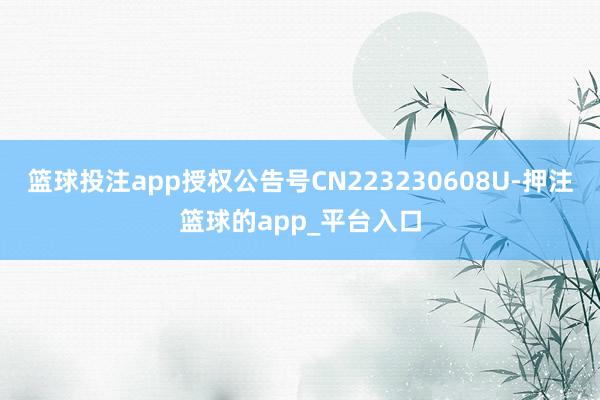 篮球投注app授权公告号CN223230608U-押注篮球的app_平台入口