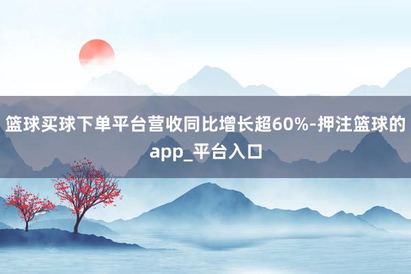 篮球买球下单平台营收同比增长超60%-押注篮球的app_平台入口