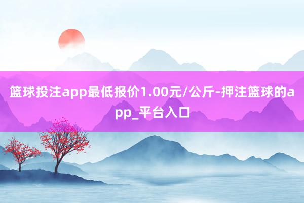 篮球投注app最低报价1.00元/公斤-押注篮球的app_平台入口